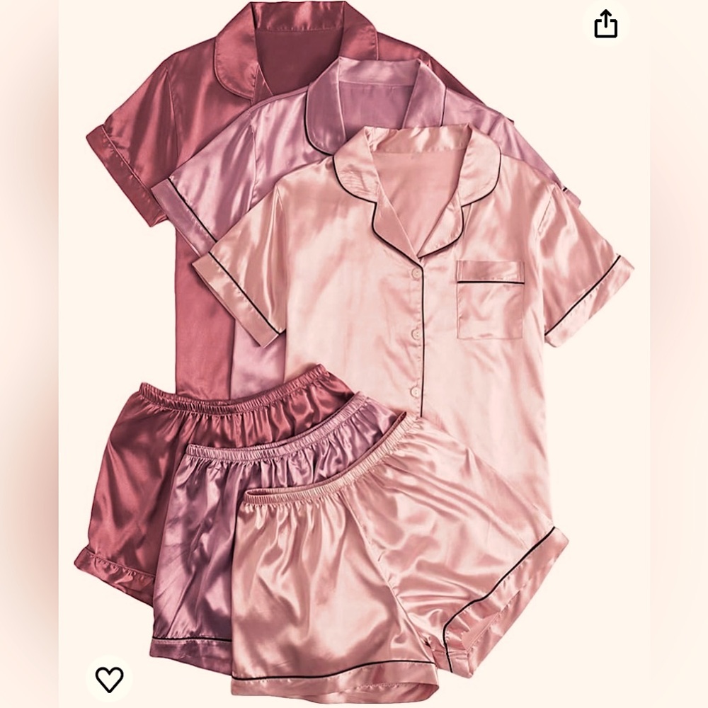 Silk PJ Set - Set of 3 from Amazon